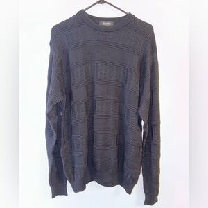 Black Giorgiolini 70% Wool sweater Size Large